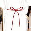 Round PU Leather Cord Tie Knot Belts for Dress DIY-WH20007-802B-05-5