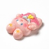 Cartoon Opaque Resin Cabochons LS-RESI-C030-02D-3