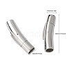 Tarnish Resistant Column 316 Surgical Stainless Steel Bayonet Clasps X-STAS-A021-5mm-3