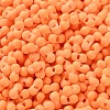 Rubberized Style Glass Seed Beads SEED-Z003-01I-3