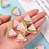 Transparent Enamel Acrylic Beads TACR-S155-001E-5
