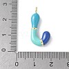 Brass Enamel Pendants KK-E093-03G-J-02-3
