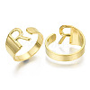 Alloy Cuff Finger Rings X-RJEW-S038-195R-G-NR-1