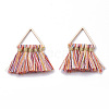 Polycotton(Polyester Cotton) Tassel Pendant Decorations FIND-T012-01A-1