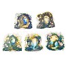 10Pcs 5 Styles Forest Theme PET Waterproof Stickers Sets DIY-B071-02A-1