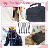 30Pcs Plastic Heat Shrink Tubing Pull Tail Rope FIND-HY0004-81-5