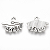 Tibetan Style Alloy Pendants TIBE-R316-145AS-RS-1