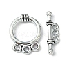 Tibetan Style Alloy Toggle Clasps LS-LF10795Y-NF-1