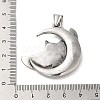 304 Stainless Steel Pendants STAS-D091-03AG-3