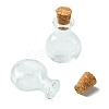 6Pcs Clear Mini High Borosilicate Glass Bottle Bead Containers AJEW-FS0001-09A-3