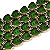 Electroplate Glass Beads Strands EGLA-T021-23D-1
