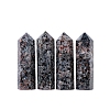 Point Tower Natural Fluorescent Syenite Rock Home Display Decoration PW-WG91074-01-4