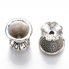 Tibetan Style Alloy Beads Caps TIBE-R317-036AS-LF-3