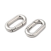 Non-Tarnish 304 Stainless Steel Spring Gate Ring X-STAS-Q215-54P-2