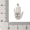 Non-Tarnish 304 Stainless Steel Pendants STAS-S123-03P-08-3