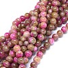 Natural Dyed Jade Beads Strands G-F601-A13-1