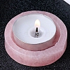 Natural Rose Quartz Candle Holders PW-WGB774B-01-2