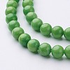 Natural Mashan Jade Round Beads Strands X-G-D263-8mm-XS17-2