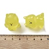 Luminous Resin Cute Little Dog Ornaments RESI-R459-02B-5