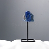 Natural Lapis Lazuli Lamp with Metal Holder Ornament PW-WG598C7-01-1