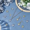 40Pcs 2 Colors Rack Plating Alloy Pendants FIND-FH0004-51-2