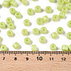 Opaque Baking Paint Glass Seed Beads SEED-T008-02L-5