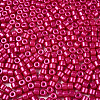 Baking Paint Pearlized Glass Seed Beads SEED-T008-03O-3