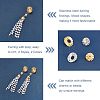 Unicraftale 16Pcs 4 Style 304 Stainless Steel Stud Earring Findings STAS-UN0031-23-3