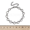 304 Stainless Steel Ring Link Chain Bracelets for Men Women BJEW-G725-10P-5