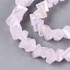 Electroplate Imitation Jade Glass Beads Strands EGLA-Q139-01A-B03-3
