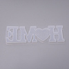 Word Home Silicone Molds DIY-WH0183-34-2