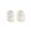 Brass Silicone Slide Charms KK-C099-06A-S-1