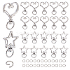 160 Sets 2 Styles Alloy Swivel Clasps FIND-GO0004-32-1
