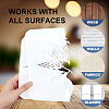 1 Set PET Hollow Out Drawing Painting Stencils DIY-MA0006-48-3
