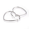 Tarnish Resistant 201 Stainless Steel Hoop Earrings LS-EJEW-A052-09C-2