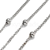 Tarnish Resistant 304 Stainless Steel Twisted Chains/Curb Chains CHS-H024-01P-B-1