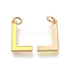 Brass Enamel Pendants KK-R139-02L-2