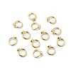 Brass Bead Cap Pendant Bails KK-Z137-02G-02-1