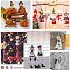 100Pcs 4 Styles Wood European Beads WOOD-GF0002-25-5