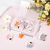 12Pcs 6 Style Food Grade Eco-Friendly Silicone Beads SIL-SC0001-15-5