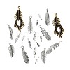 20Pcs 10 Style Tibetan Style Alloy Pendant TIBEP-YW0001-32-3