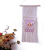 Bohemian Macrame Woven Cotton Magazine Holder PW-WG34399-01-1