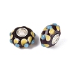 Handmade Lampwork & Brass Core European Beads LAMP-N044-13S-01-3