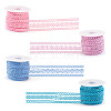  20 Yards 4 Colors Flat Cotton Lace Ribbon OCOR-TA0001-56A-2