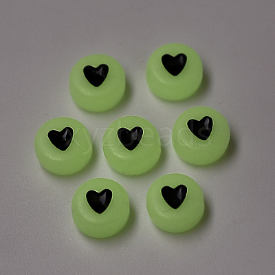 Luminous Acrylic Beads MACR-S273-24-1
