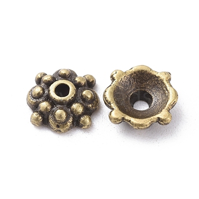 Tibetan Style Alloy Caps LS-MLF0664Y-1