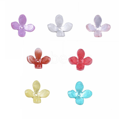 Cellulose Acetate(Resin) Bead Caps KK-S161-05-M-1