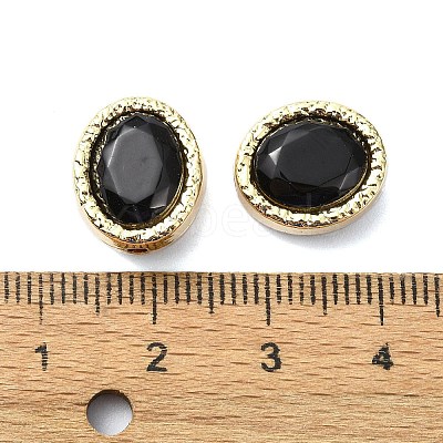Rack Plating Alloy Beads PALLOY-Z004-02G-03-1