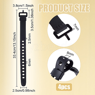 Rubber Storage Straps AJEW-WH0481-190A-1