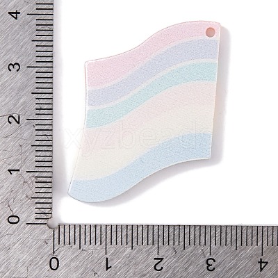 Rainbow Theme Acrylic Pendants MACR-U003-01G-1